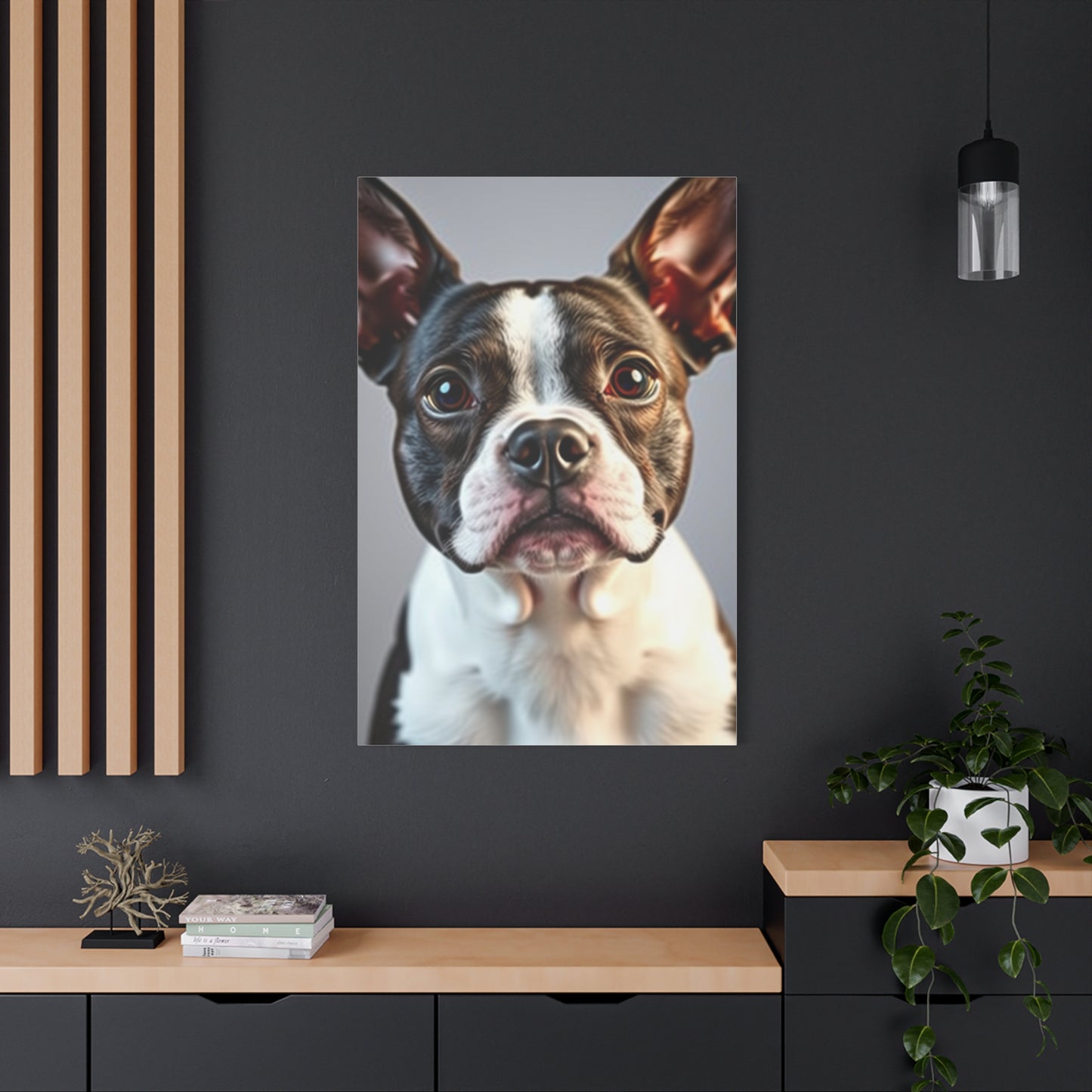 Elite Boston Terrier Art Vision Wall Art & Canvas Print
