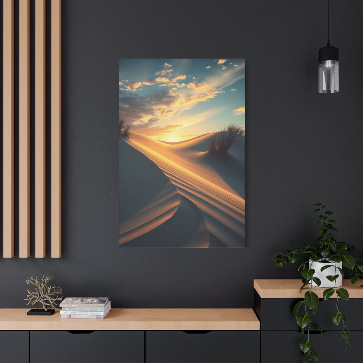 Masterpiece Coastal Sand Dunes Art Vision Wall Art & Canvas Print