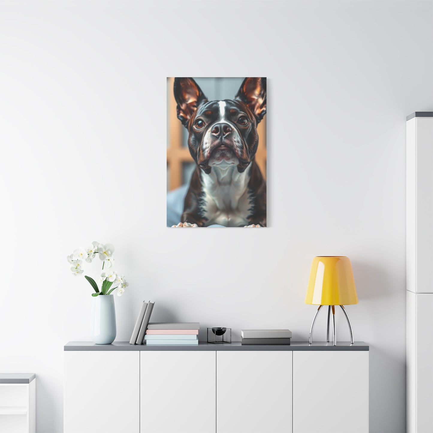 Masterpiece Boston Terrier Art Vision Wall Art & Canvas Print