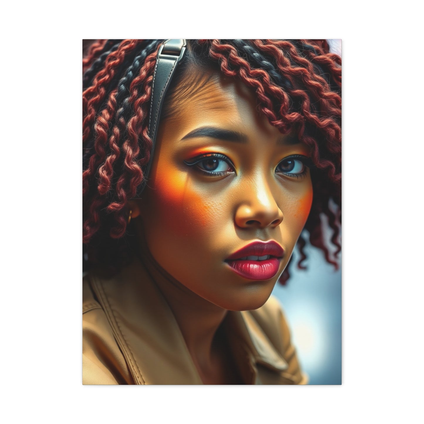 Supreme Pop of Orange Art Collection Wall Art & Canvas Print