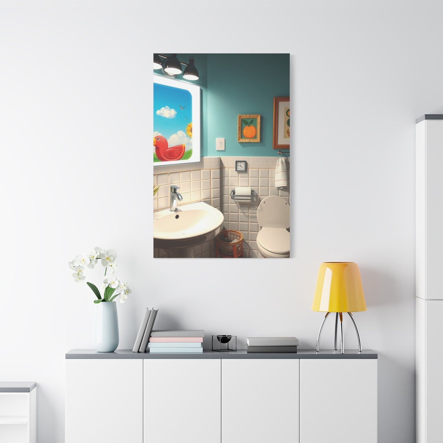 Masterpiece Kid’s Bathroom Art Vision Wall Art & Canvas Print
