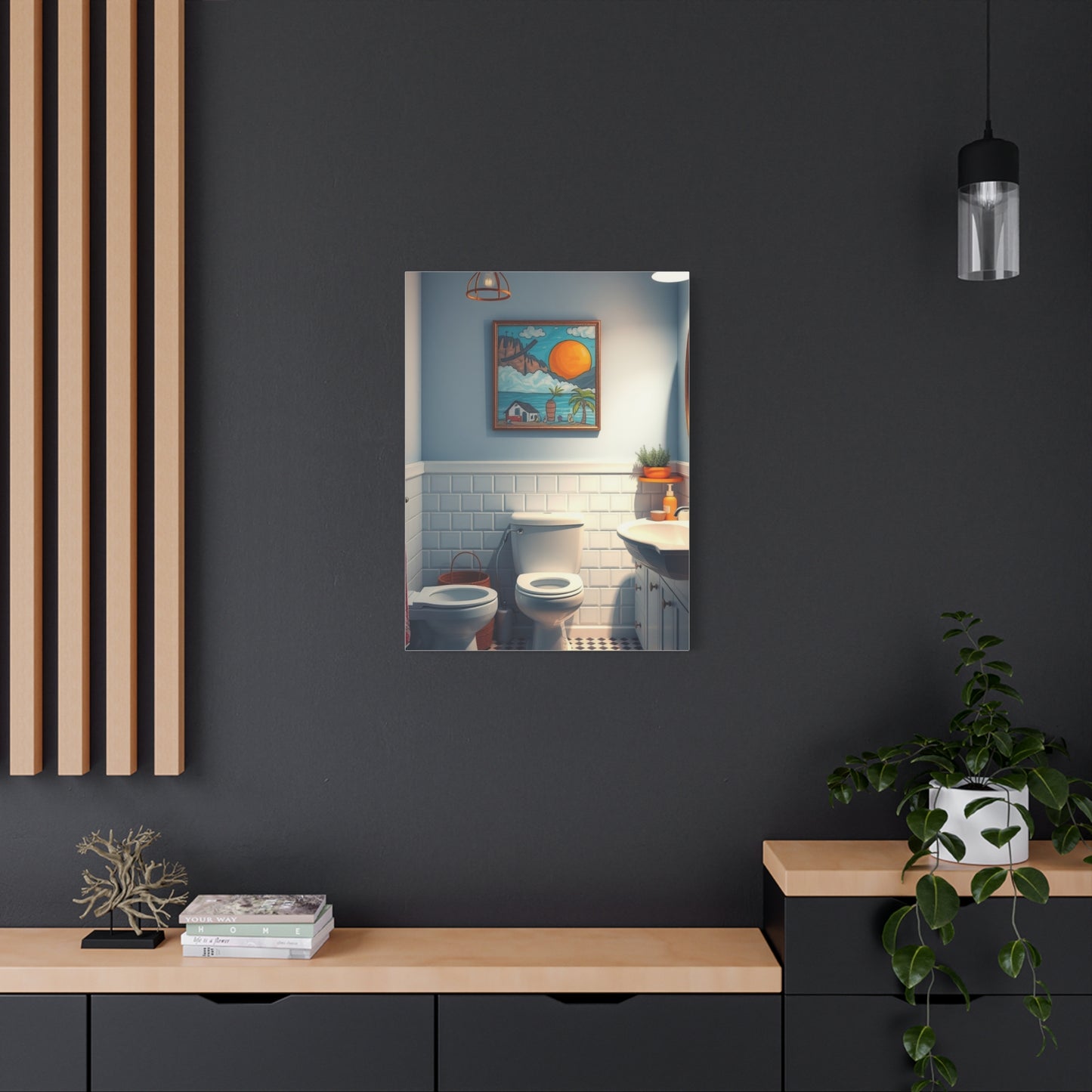 Kid’s Bathroom Art Supreme Gallery Wall Art & Canvas Print