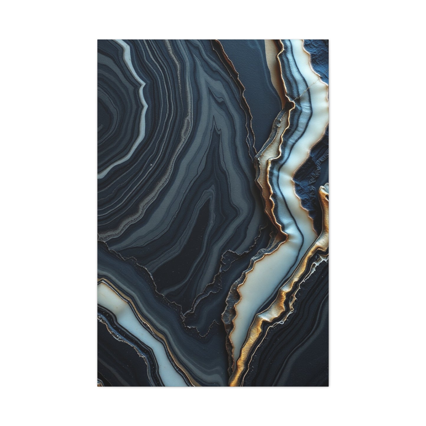 Masterpiece Charcoal, Onyx, and Ivory Art Vision Wall Art & Canvas Print