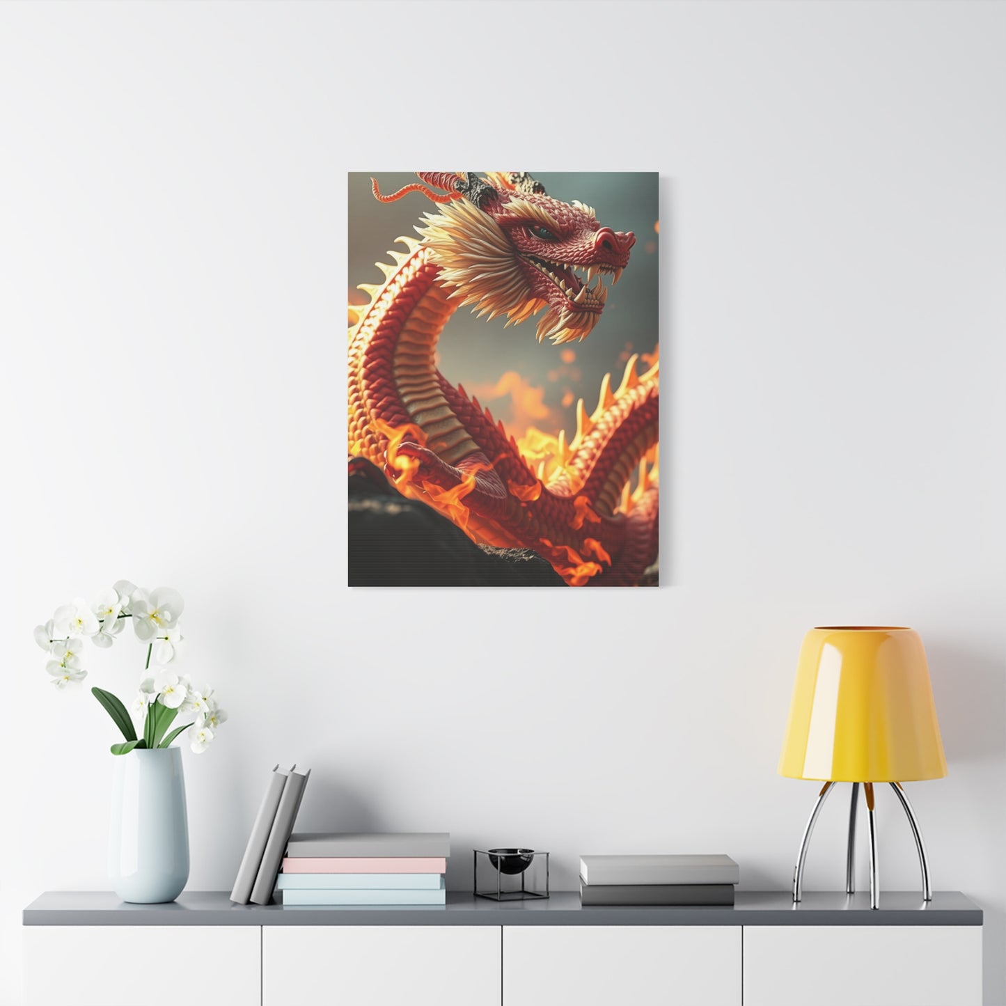 Masterpiece Dragons Art Vision Wall Art & Canvas Print