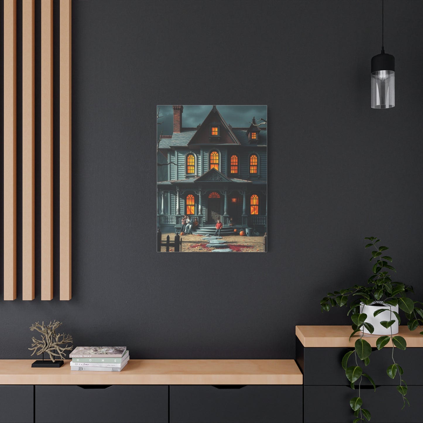 Haunted House Art Refined Canvas Wall Art & Canvas Print