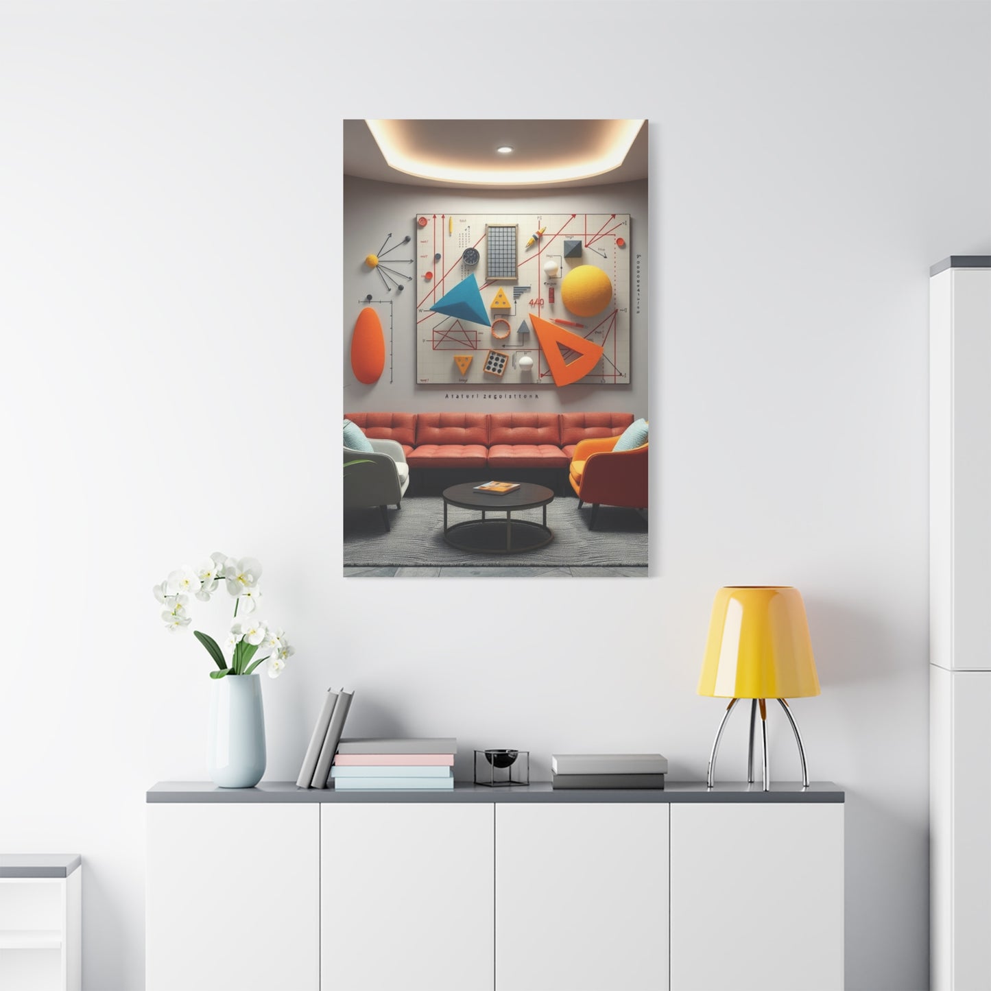 Supreme Modern Math Art for Creative Spaces Collection Wall Art & Canvas Print