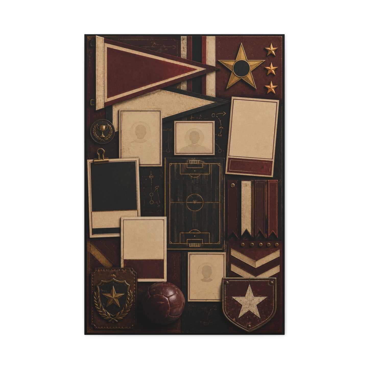 Team Spirit Collage Sports Wall Art & Canvas Print