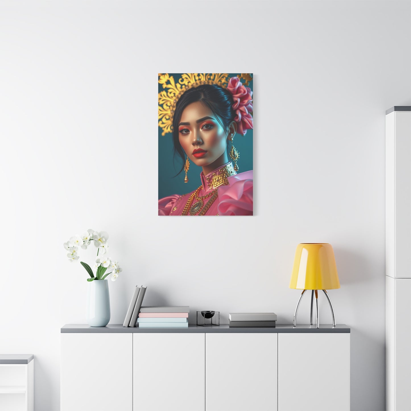 Masterpiece Gold & Pink Art Vision Wall Art & Canvas Print