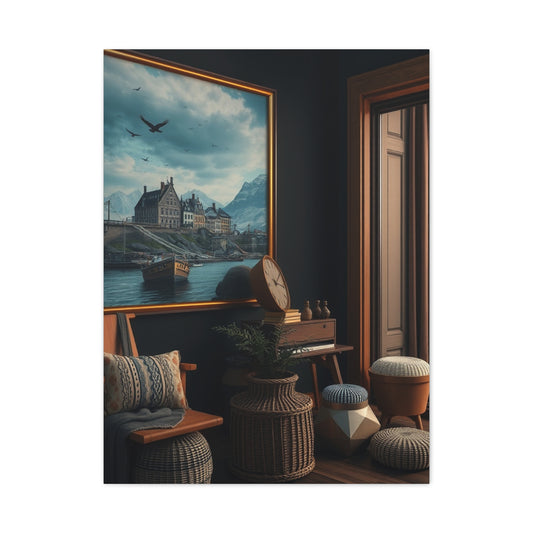 Fjord Whisper Tapestry