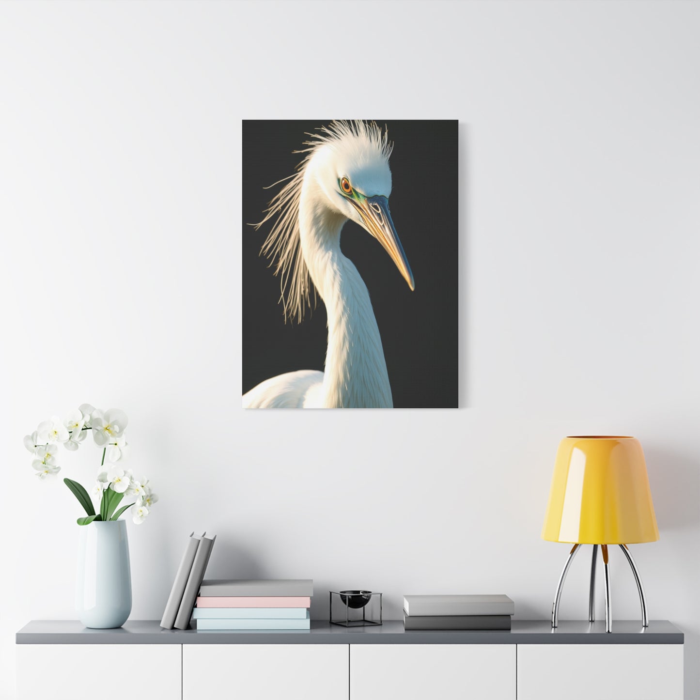 Collection Egret Art Art Wall Art & Canvas Print