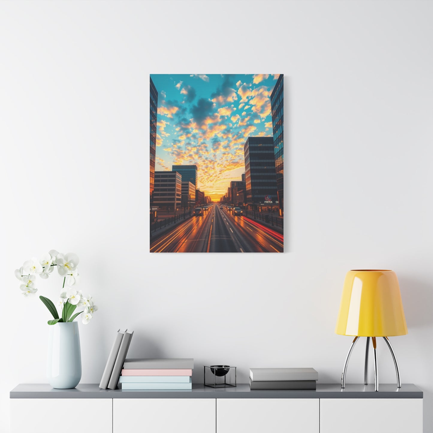 Elite Michigan Sky Media Art Vision Wall Art & Canvas Print