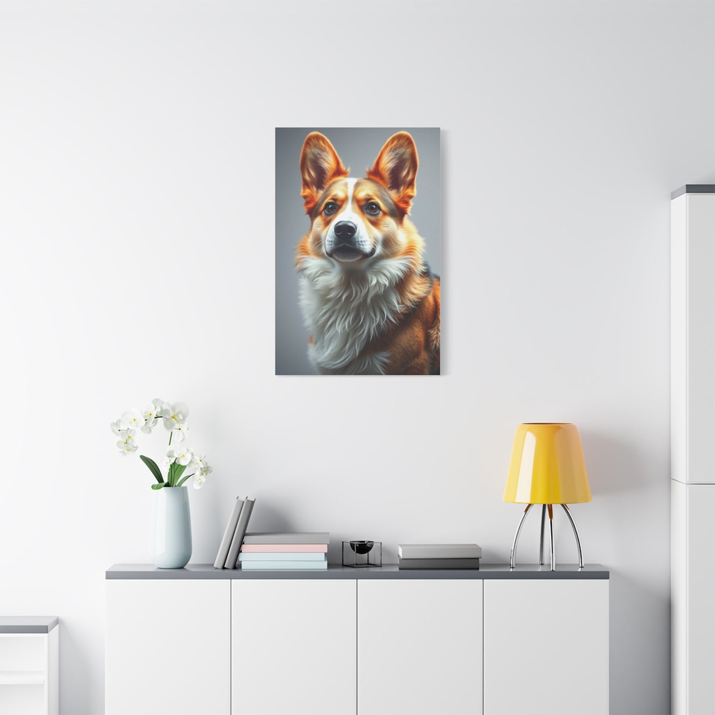 Supreme Corgi Dog Art Collection Wall Art & Canvas Print