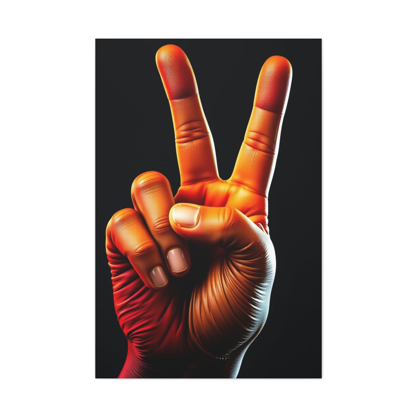 Supreme Peace Sign Art Collection Wall Art & Canvas Print