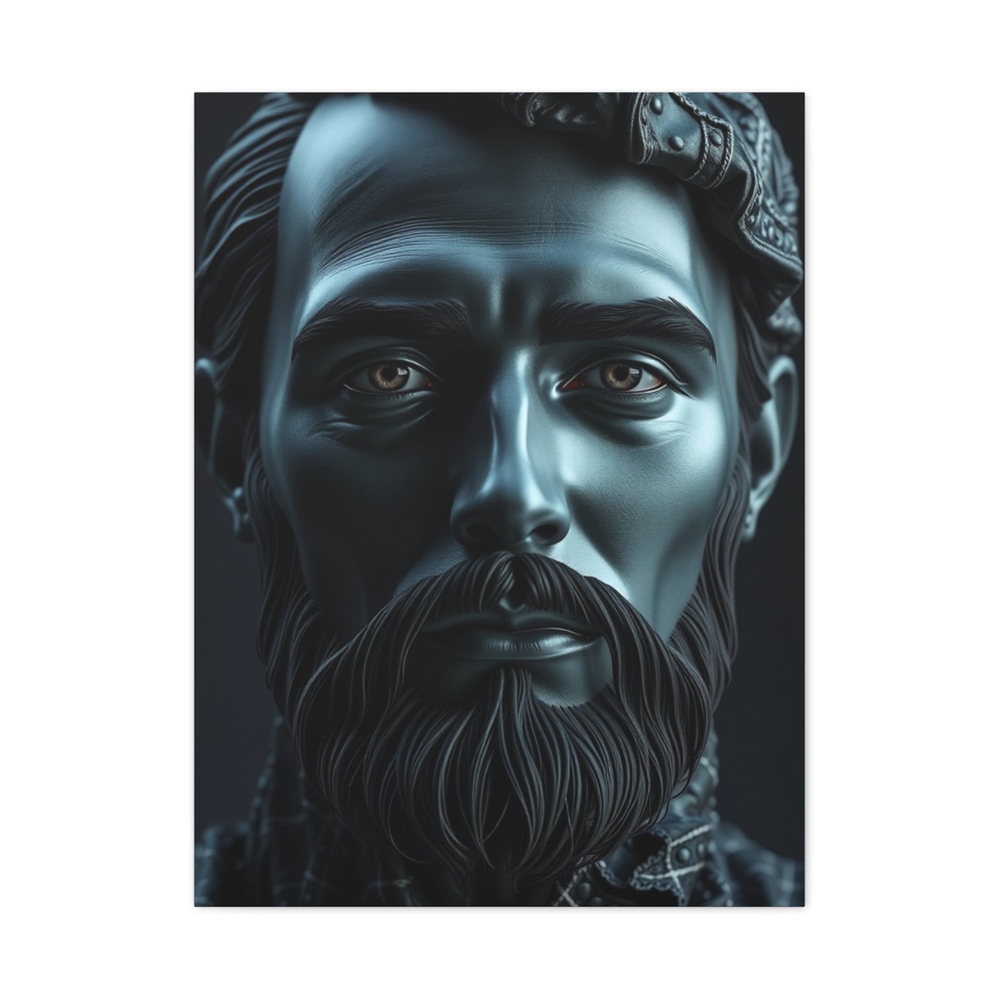 Supreme Charcoal, Onyx, and Ivory Art Collection Wall Art & Canvas Print