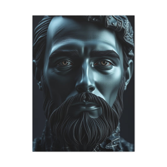 Supreme Charcoal, Onyx, and Ivory Art Collection Wall Art & Canvas Print