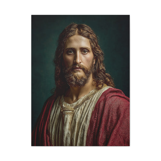 Christ Portrait Contemporary Devotional Wall Art & Canvas Print