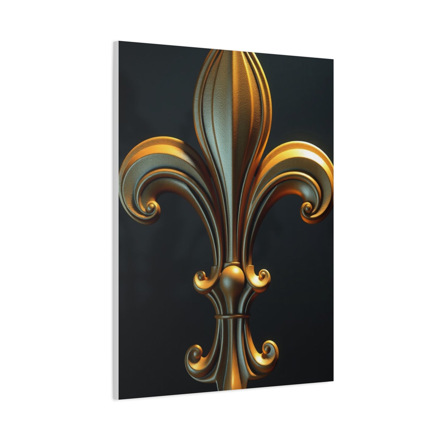 Fleur-de-Lis Art Luxury Canvas Wall Art & Canvas Print