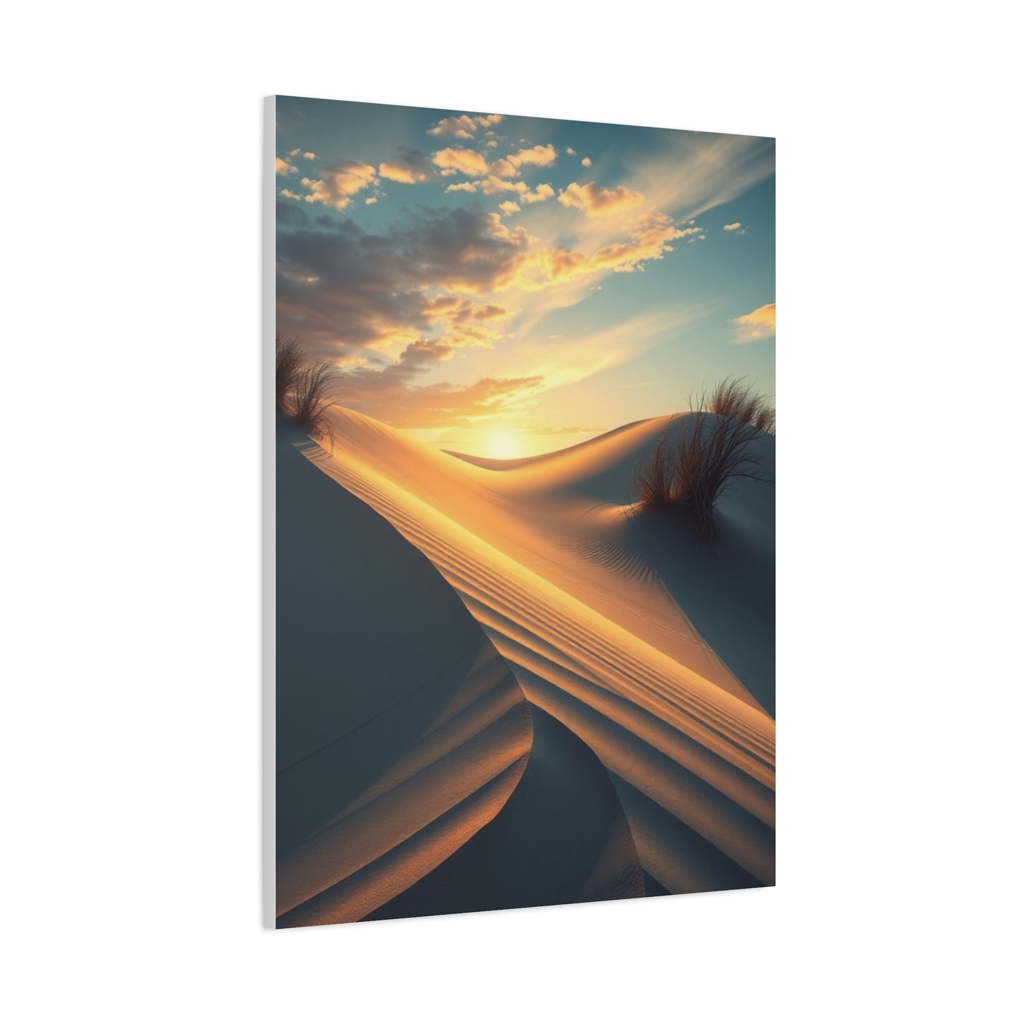 Masterpiece Coastal Sand Dunes Art Vision Wall Art & Canvas Print
