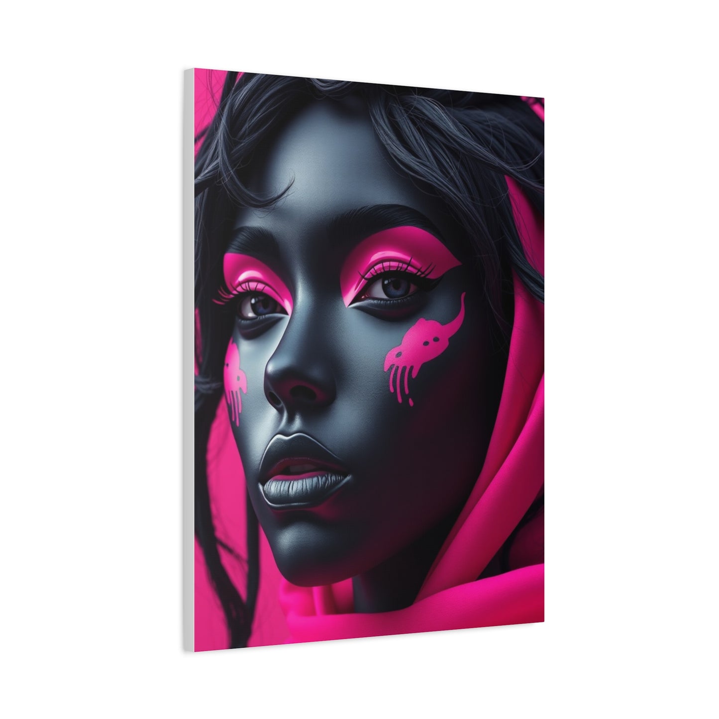 Supreme Black & Pink Art Collection Wall Art & Canvas Print
