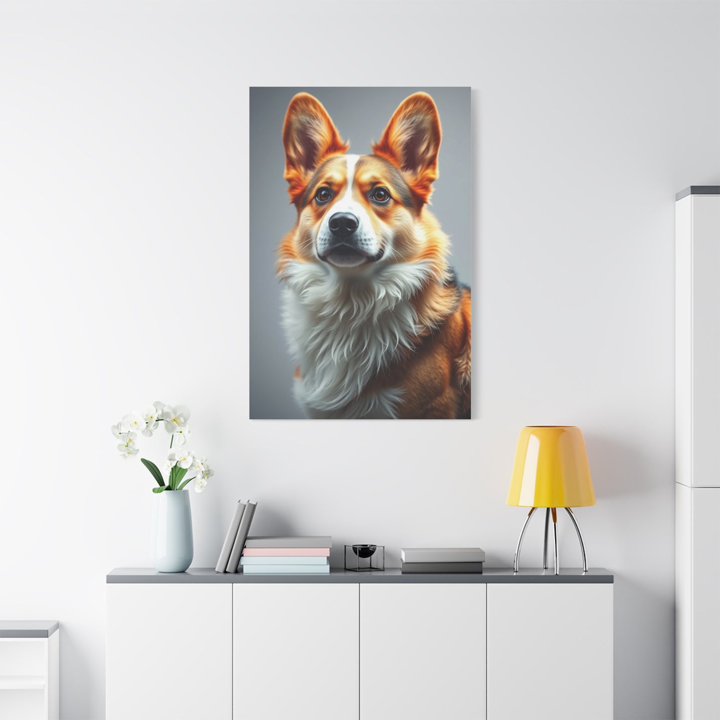 Supreme Corgi Dog Art Collection Wall Art & Canvas Print