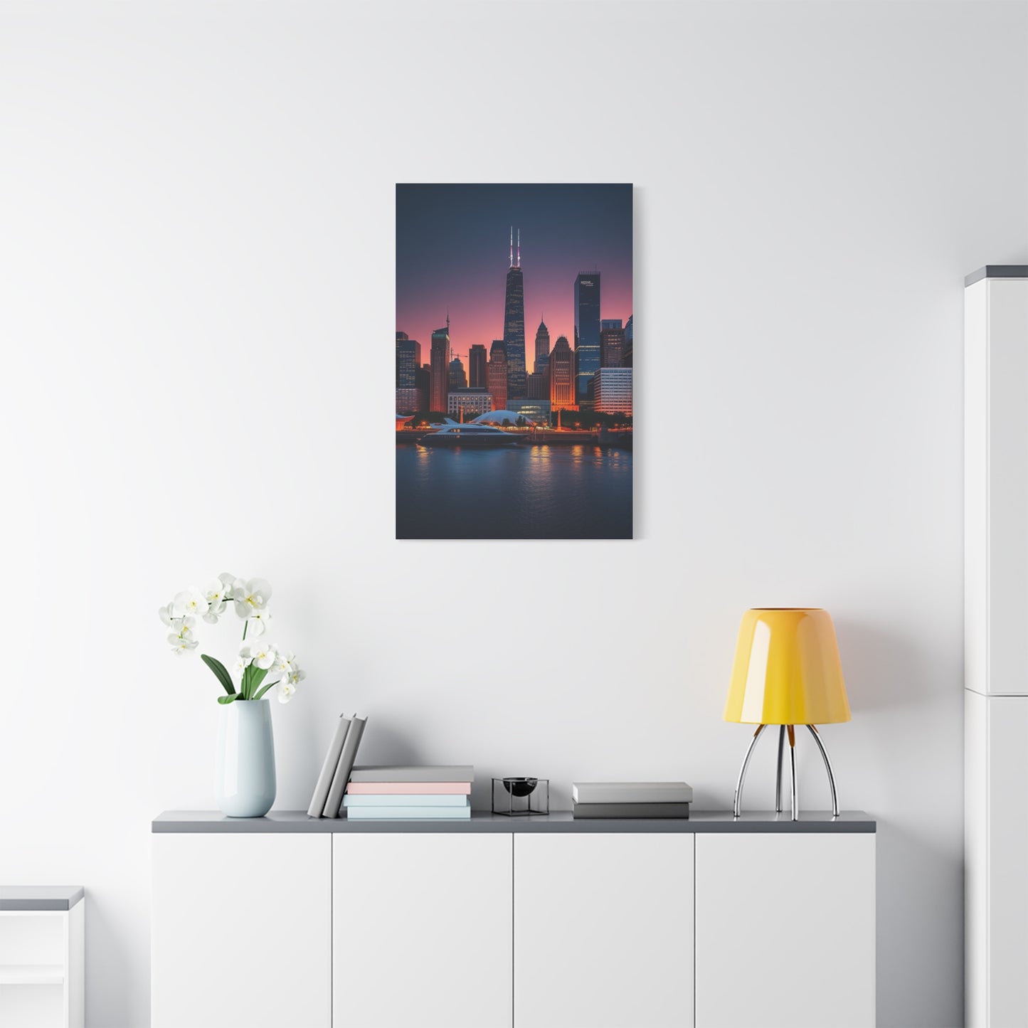 Elite Chicago Skylines Art Vision Wall Art & Canvas Print