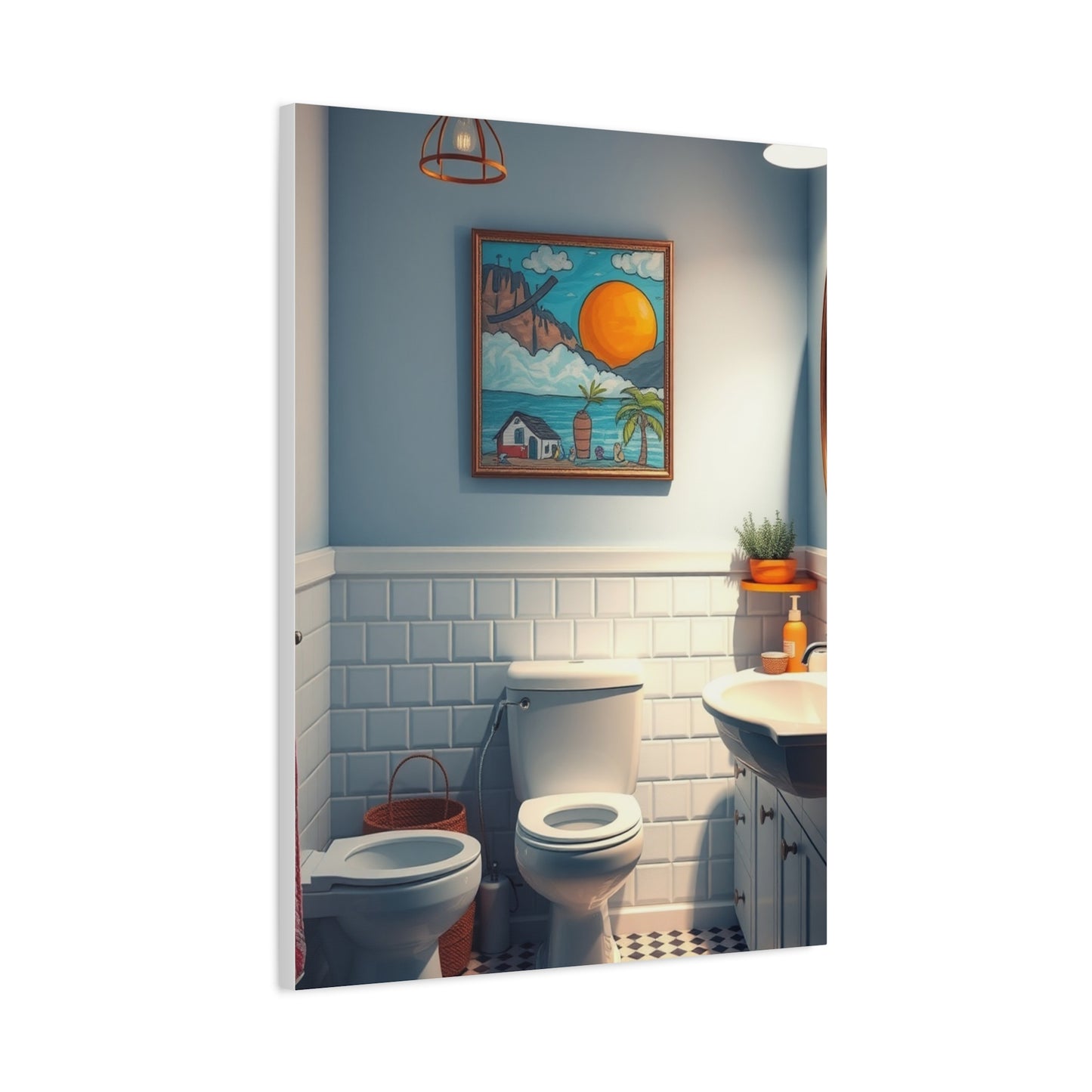 Kid’s Bathroom Art Supreme Gallery Wall Art & Canvas Print