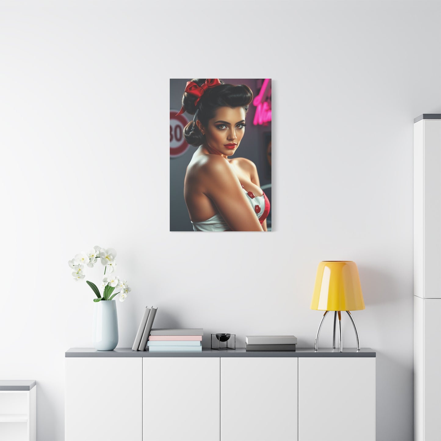 Supreme Pin-Ups Art Collection Wall Art & Canvas Print