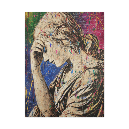 Graffiti Renaissance Sculpture Wall Art & Canvas Print