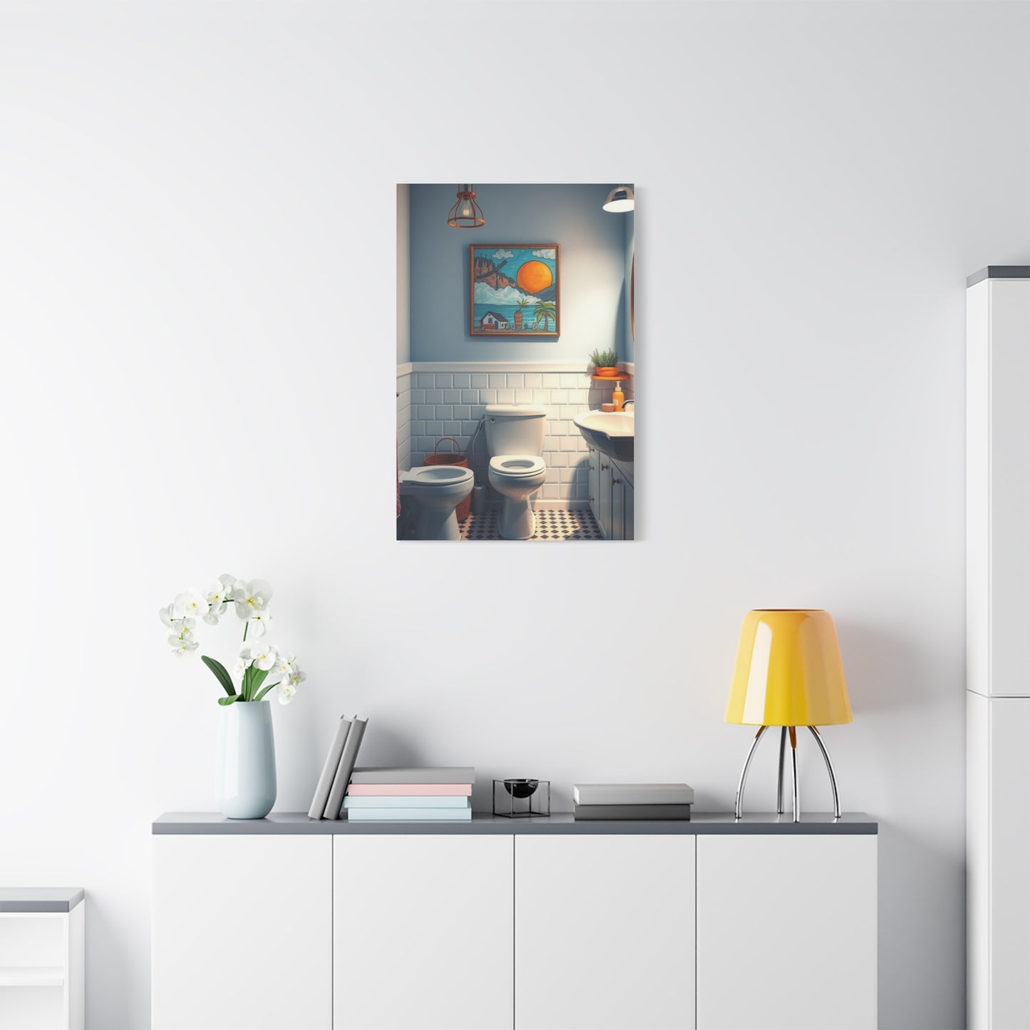 Kid’s Bathroom Art Supreme Gallery Wall Art & Canvas Print