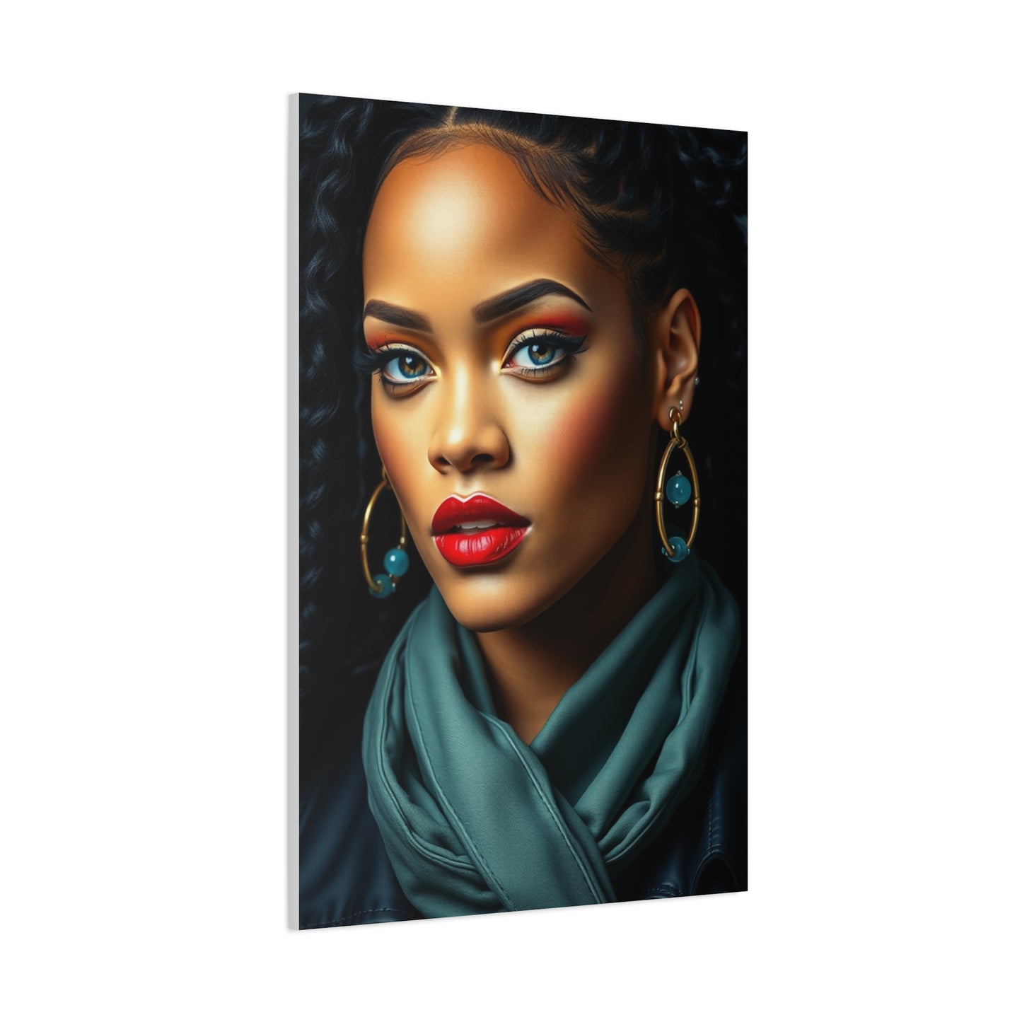 Rihannas Enchanting Aura Art Wall Art & Canvas Print
