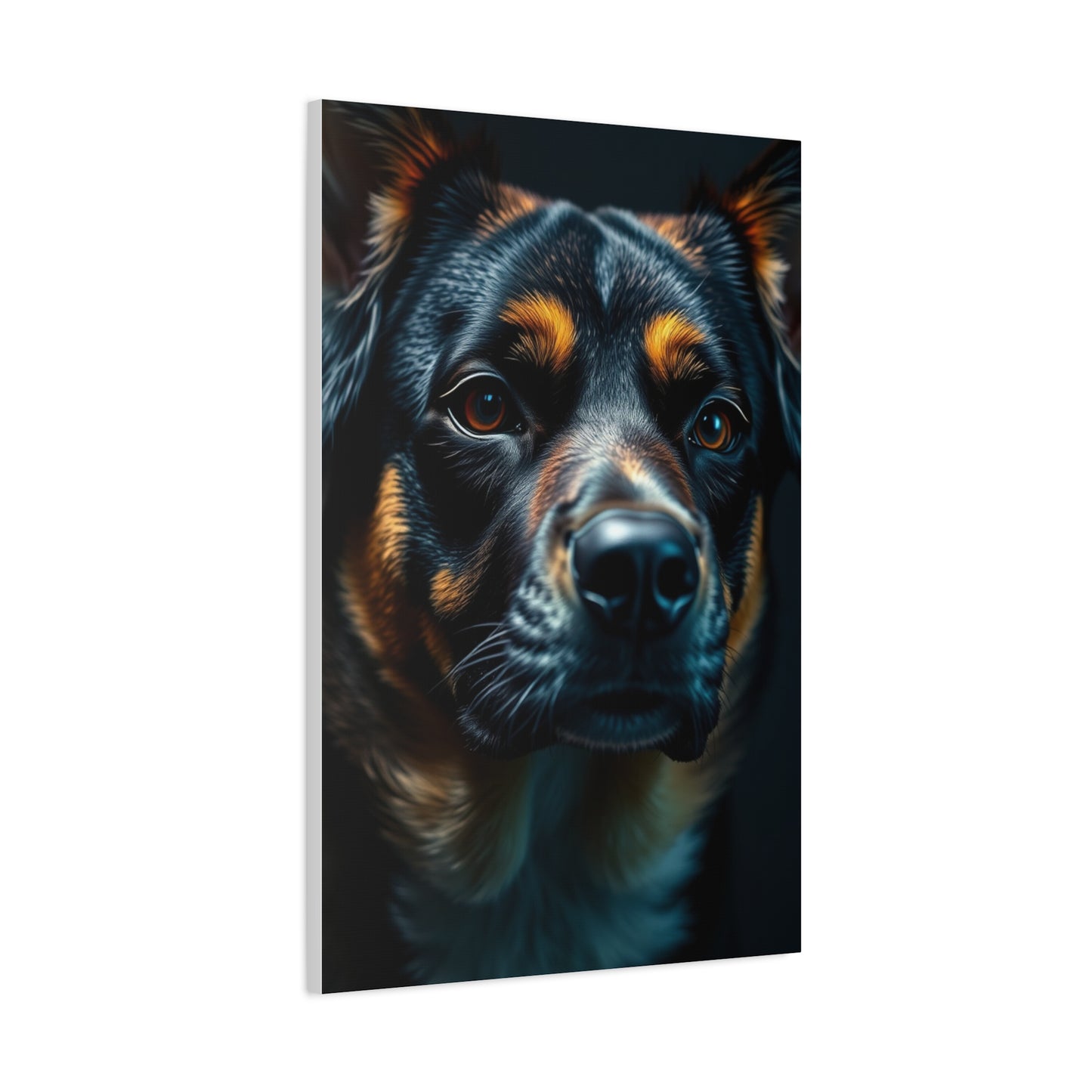 Masterpiece Black and Tan Art Vision Wall Art & Canvas Print
