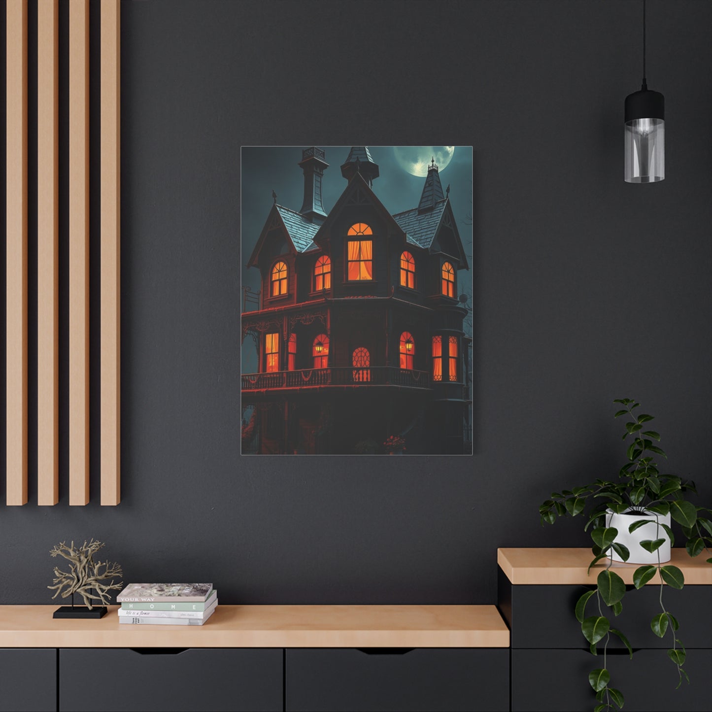 Haunted House Art Supreme Gallery Wall Art & Canvas Print