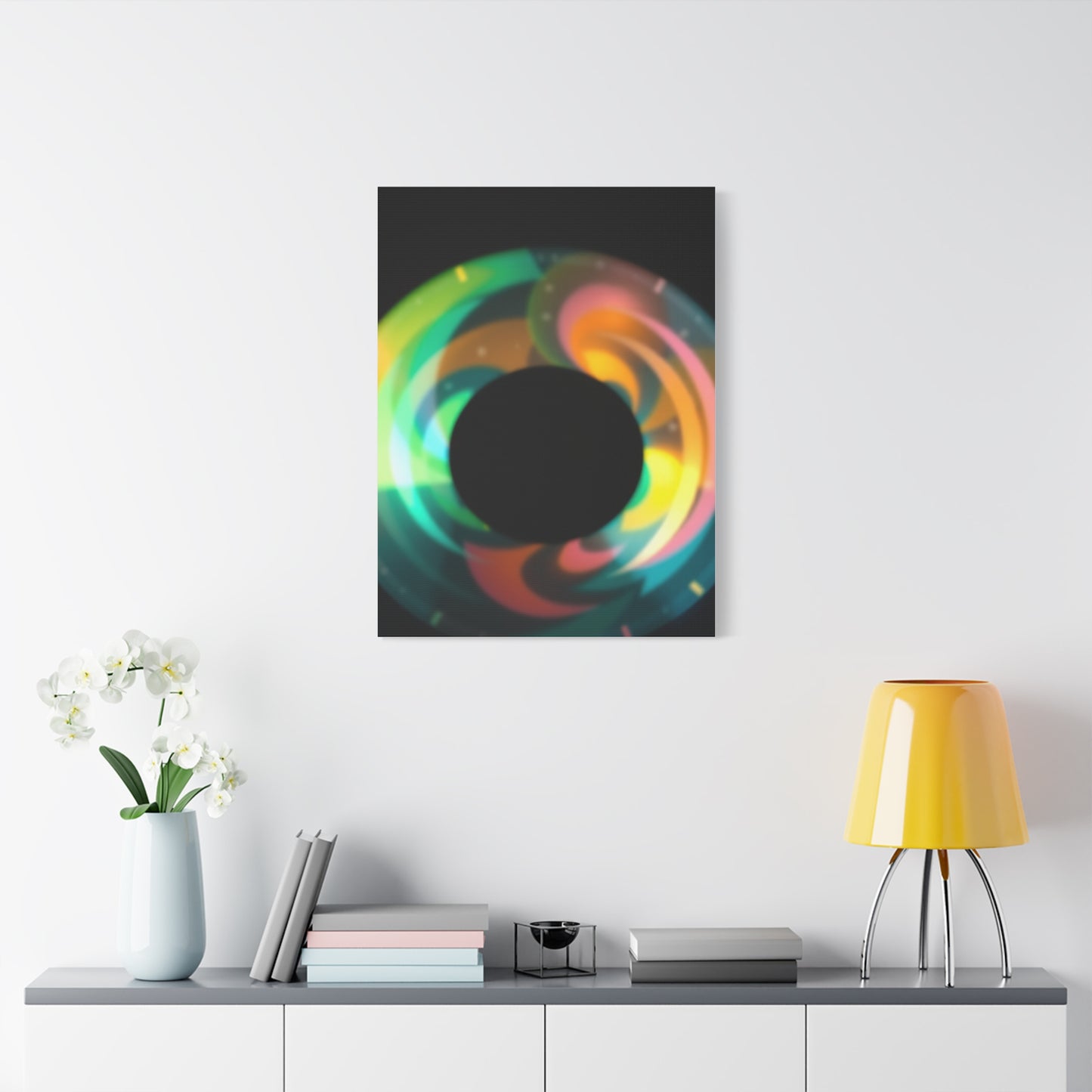 Elite Circular Abstract Art Vision Wall Art & Canvas Print