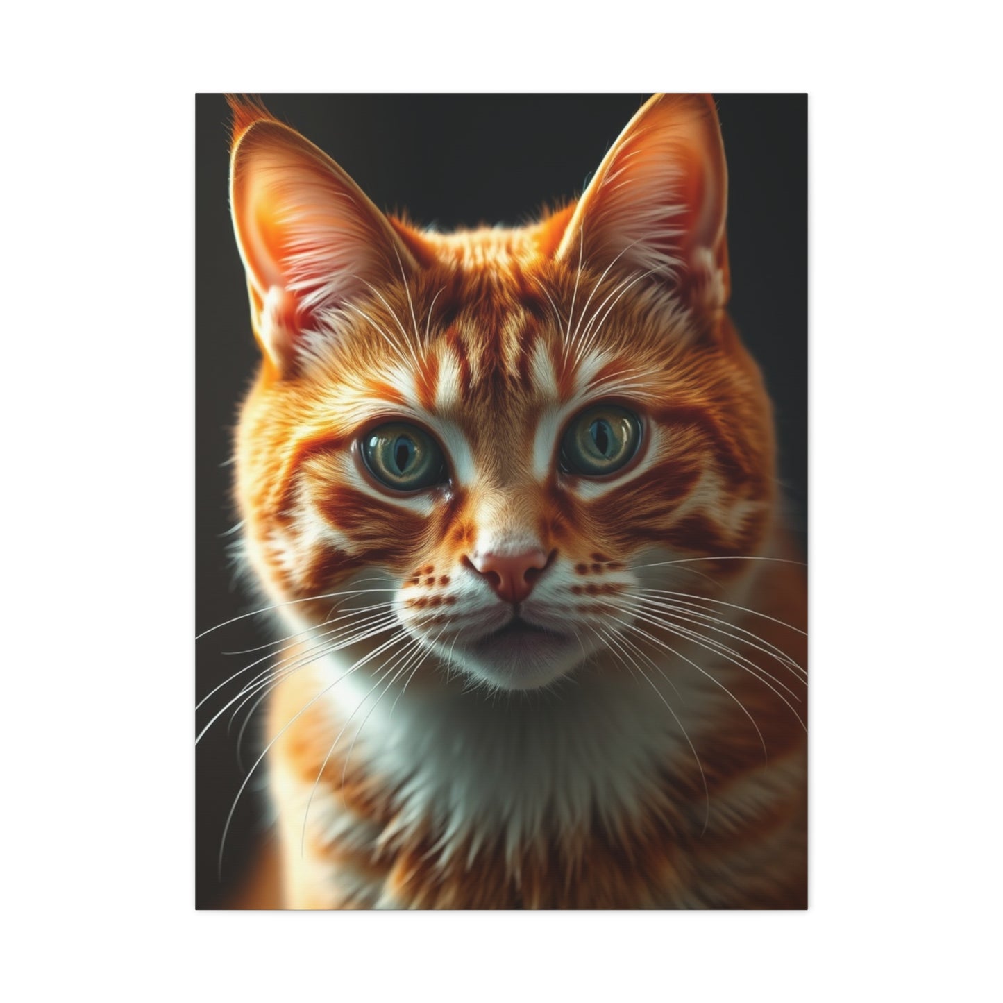 Orange Cat Art Refined Canvas Wall Art & Canvas Print
