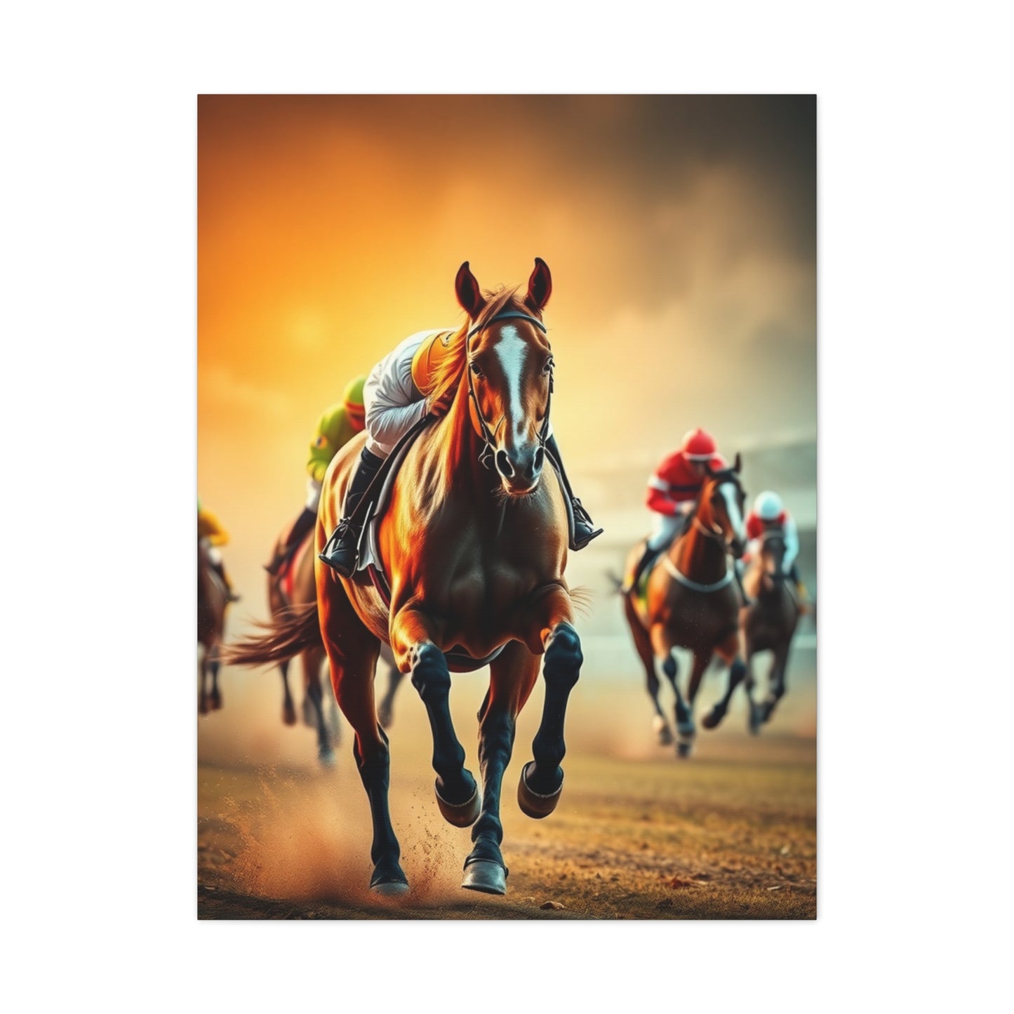 Horse Racing Art Supreme Gallery Wall Art & Canvas Print