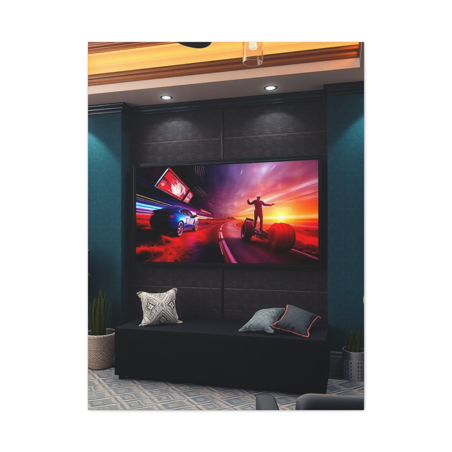 Home Theatre Decor Art Supreme Gallery Wall Art & Canvas Print