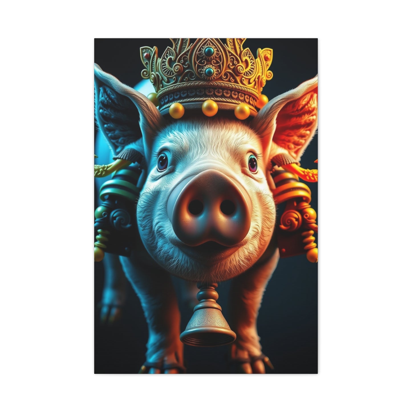 Pig Art Luxury Canvas Wall Art & Canvas Print