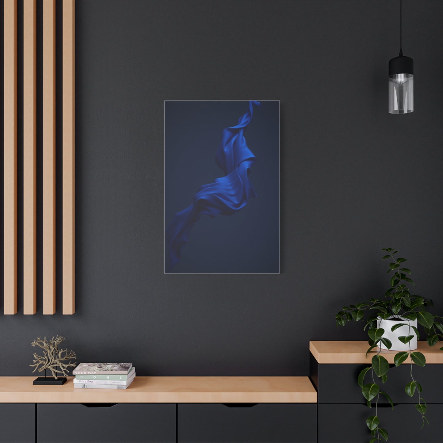Navy Blue Art Supreme Gallery Wall Art & Canvas Print
