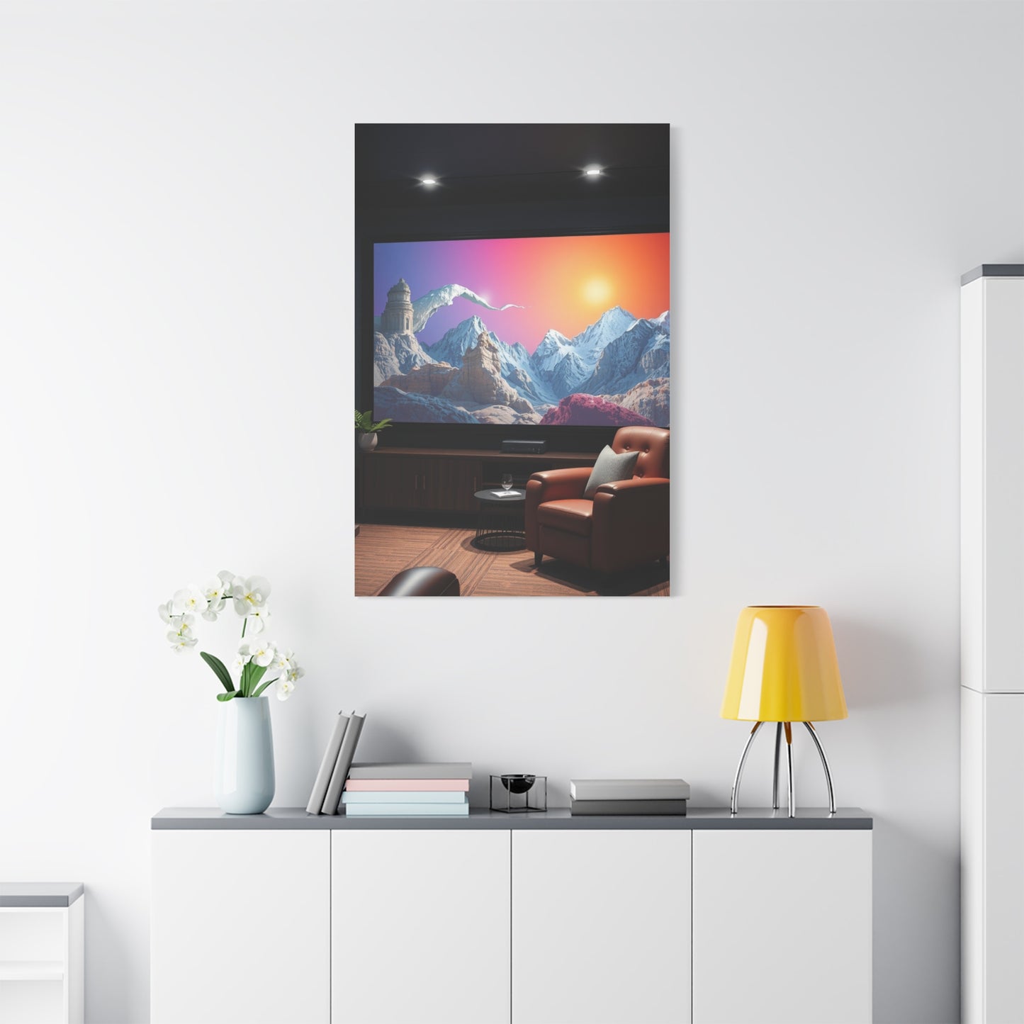Home Theater Art Luxury Canvas Wall Art & Canvas Print