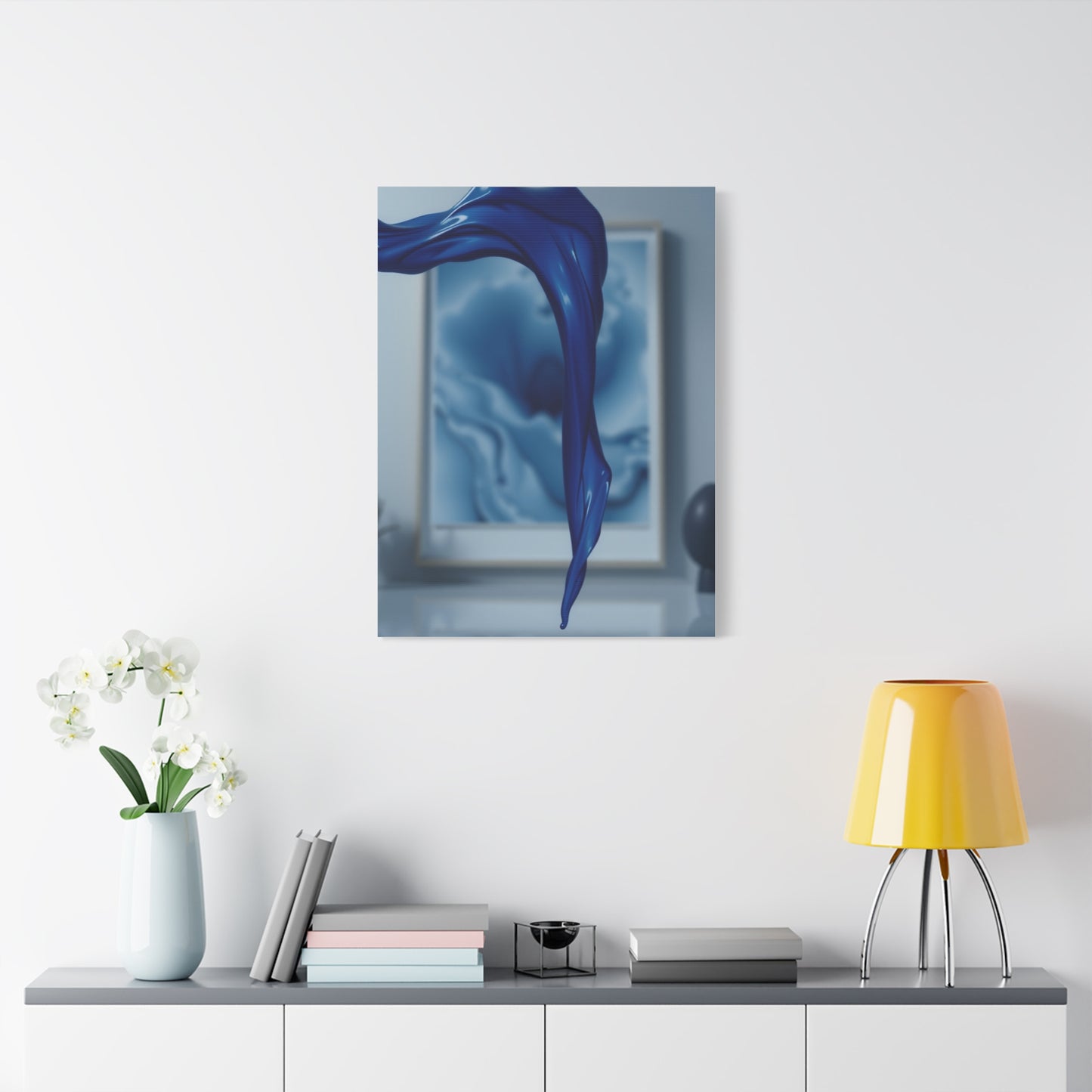 Navy Blue Art Refined Canvas Wall Art & Canvas Print