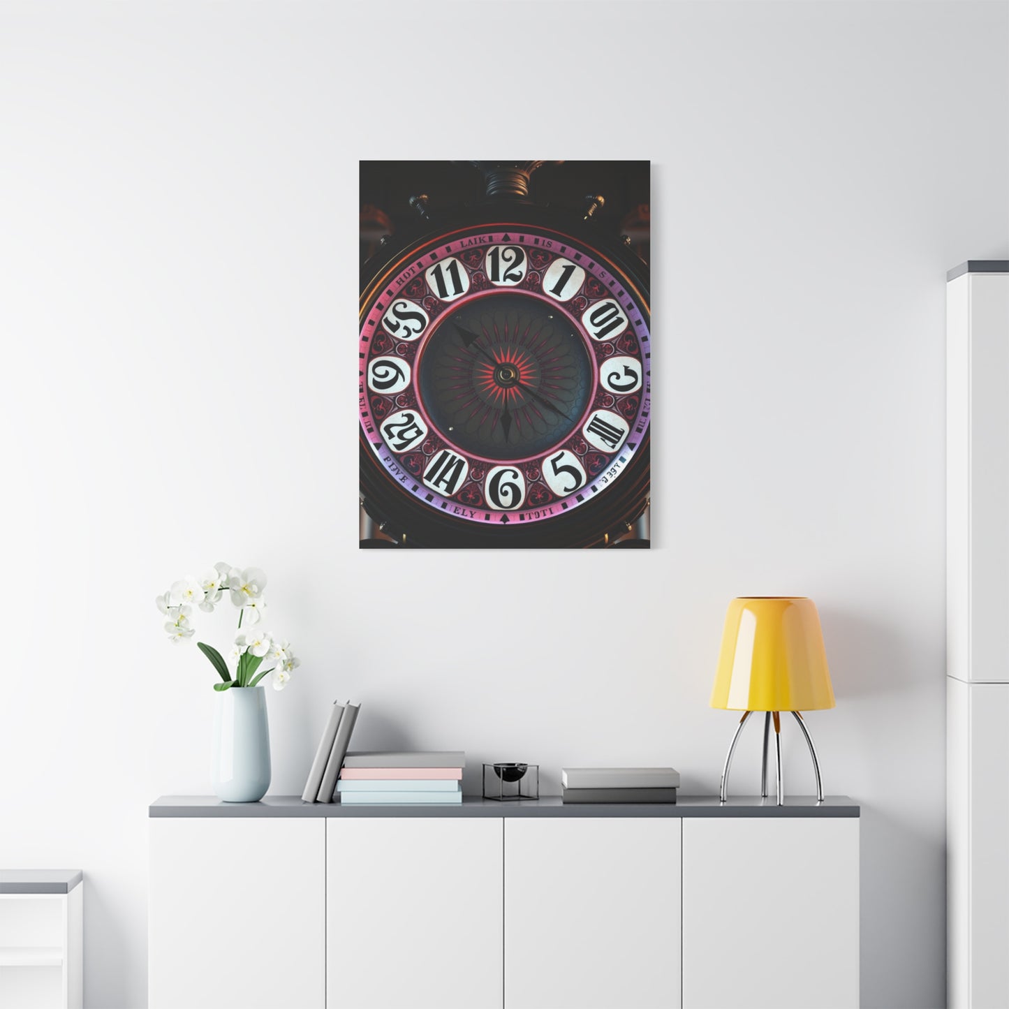 Vision Clock Art Art Wall Art & Canvas Print